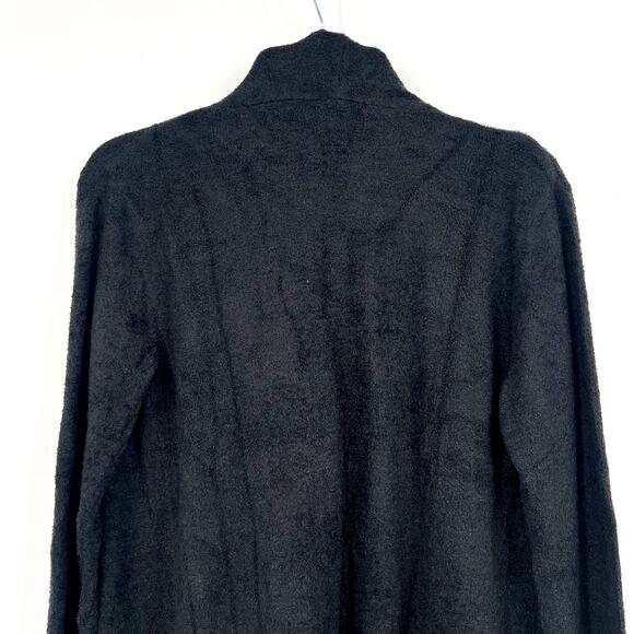 Barefoot Dreams Womens CozyChic Lite Island Wrap Cardigan Small/Medium Black NWT - Picture 8 of 15